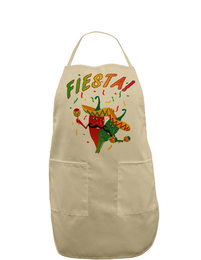 Chili Love Fiesta Adult Apron-Bib Apron-TooLoud-Khaki-One-Size-Davson Sales