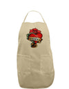 Tattoo Heart Grandpa Adult Apron-Bib Apron-TooLoud-Khaki-One-Size-Davson Sales