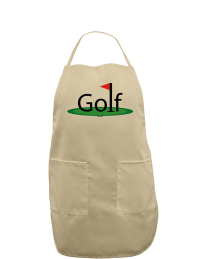 Golf Adult Apron-Bib Apron-TooLoud-Khaki-One-Size-Davson Sales