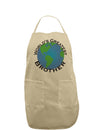 World's Greatest Brother Adult Apron-Bib Apron-TooLoud-Khaki-One-Size-Davson Sales