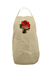 Tattoo Heart Grandma Adult Apron-Bib Apron-TooLoud-Khaki-One-Size-Davson Sales