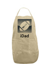 iDad Football Adult Apron-Bib Apron-TooLoud-Khaki-One-Size-Davson Sales