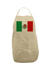 Mexican Flag Adult Apron-Bib Apron-TooLoud-Khaki-One-Size-Davson Sales