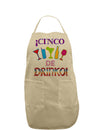 Cinco de Drinko! Adult Apron-Bib Apron-TooLoud-Khaki-One-Size-Davson Sales