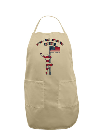 Stars and Strippers Forever Male Adult Apron-Bib Apron-TooLoud-Khaki-One-Size-Davson Sales