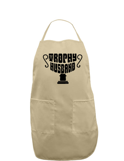 Trophy Husband Adult Apron-Bib Apron-TooLoud-Khaki-One-Size-Davson Sales