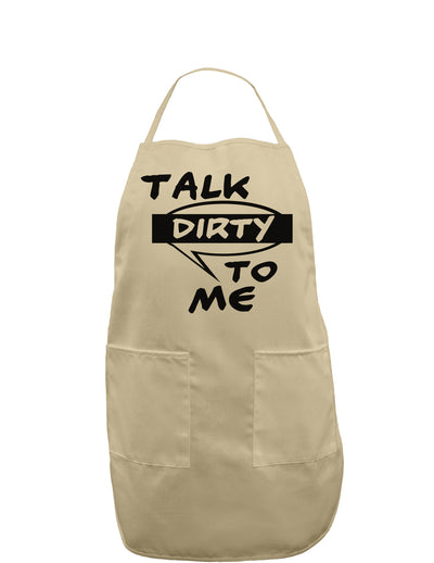 Talk Dirty To Me Censored Adult Apron-Bib Apron-TooLoud-Khaki-One-Size-Davson Sales