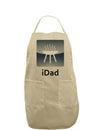 iDad Grill Adult Apron-Bib Apron-TooLoud-Khaki-One-Size-Davson Sales