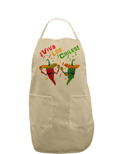 Viva Los Chiles Adult Apron-Bib Apron-TooLoud-Khaki-One-Size-Davson Sales