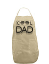 Cool Dad Adult Apron-Bib Apron-TooLoud-Khaki-One-Size-Davson Sales