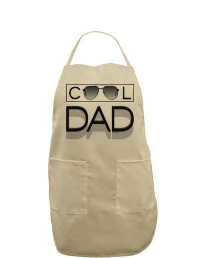 Cool Dad Adult Apron-Bib Apron-TooLoud-Khaki-One-Size-Davson Sales