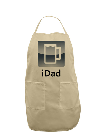 iDad Beer Adult Apron-Bib Apron-TooLoud-Khaki-One-Size-Davson Sales