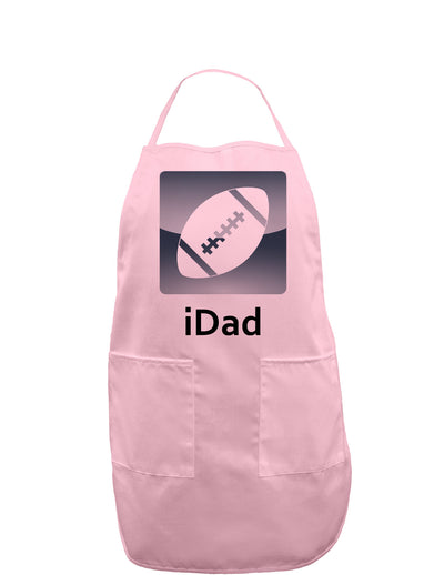 iDad Football Adult Apron-Bib Apron-TooLoud-Light-Pink-One-Size-Davson Sales