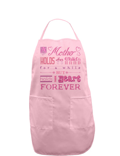 A Mother Holds Mother's Day Adult Apron-Bib Apron-TooLoud-Light-Pink-One-Size-Davson Sales