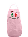 Kiss Me I'm Mexican Adult Apron-Bib Apron-TooLoud-Light-Pink-One-Size-Davson Sales