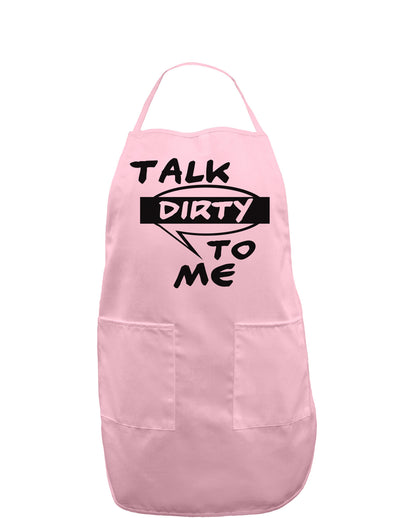 Talk Dirty To Me Censored Adult Apron-Bib Apron-TooLoud-Light-Pink-One-Size-Davson Sales