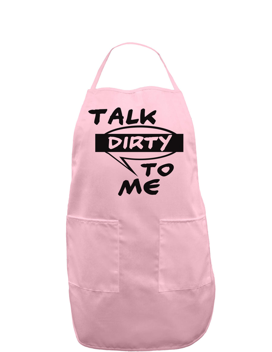 Talk Dirty To Me Censored Adult Apron-Bib Apron-TooLoud-White-One-Size-Davson Sales