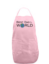 Best Dad in the World Adult Apron-Bib Apron-TooLoud-Light-Pink-One-Size-Davson Sales