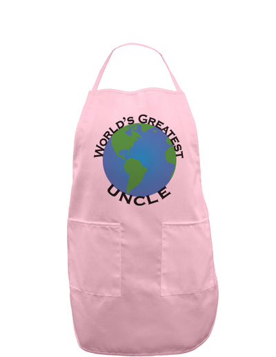 World's Greatest Uncle Adult Apron-Bib Apron-TooLoud-Light-Pink-One-Size-Davson Sales