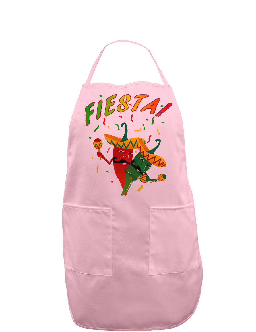 Chili Love Fiesta Adult Apron-Bib Apron-TooLoud-White-One-Size-Davson Sales