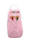 Viva Mexco Chili Peppers Adult Apron-Bib Apron-TooLoud-Light-Pink-One-Size-Davson Sales