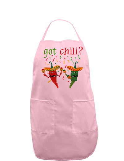 Got Chili Adult Apron-Bib Apron-TooLoud-Light-Pink-One-Size-Davson Sales