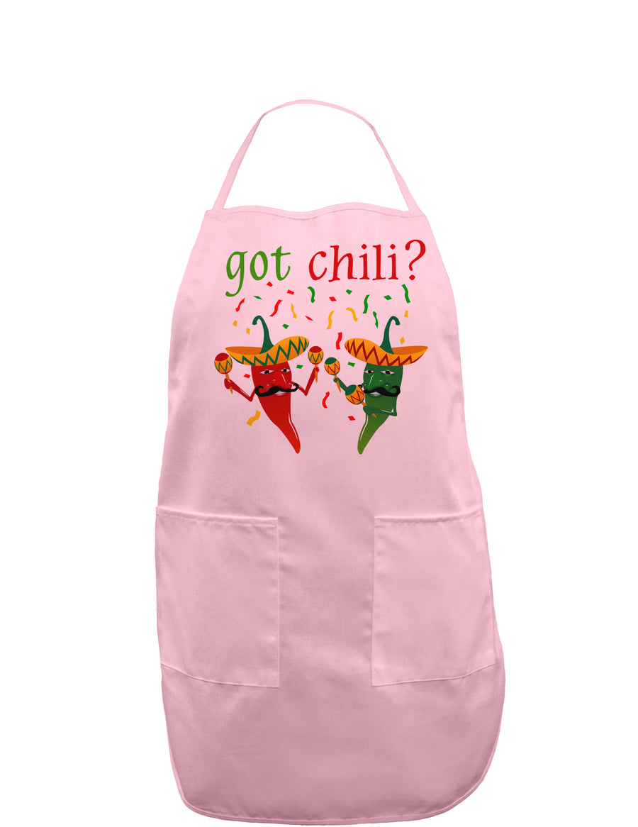 Got Chili Adult Apron-Bib Apron-TooLoud-White-One-Size-Davson Sales