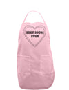 Best Mom Ever Heart Text Adult Apron-Bib Apron-TooLoud-Light-Pink-One-Size-Davson Sales