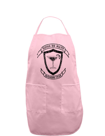 Cinco de Mayo Drinking Team Adult Apron-Bib Apron-TooLoud-Light-Pink-One-Size-Davson Sales