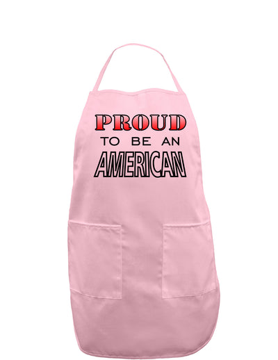 Proud to be an American Adult Apron-Bib Apron-TooLoud-Light-Pink-One-Size-Davson Sales