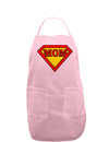 Super Mom Adult Apron-Bib Apron-TooLoud-Light-Pink-One-Size-Davson Sales