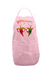 Jejeje Mexican Chili Peppers Adult Apron-Bib Apron-TooLoud-Light-Pink-One-Size-Davson Sales