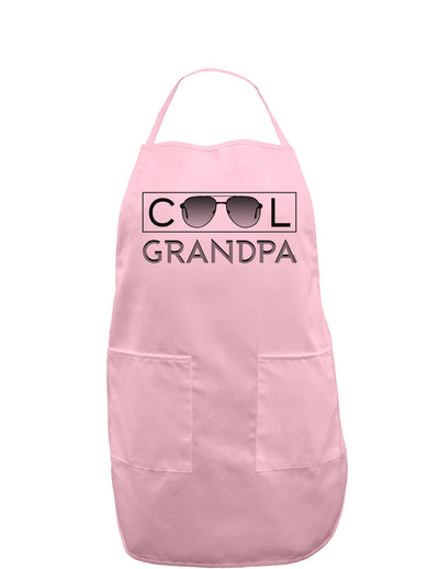 Cool Grandpa Adult Apron-Bib Apron-TooLoud-Light-Pink-One-Size-Davson Sales