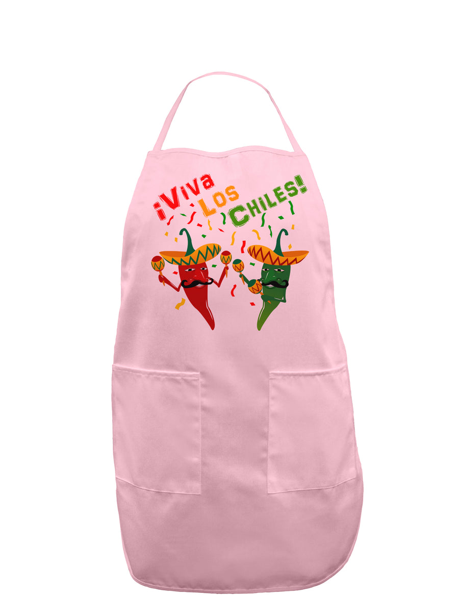 Viva Los Chiles Adult Apron-Bib Apron-TooLoud-White-One-Size-Davson Sales