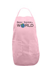 Best Sister in the World Adult Apron-Bib Apron-TooLoud-Light-Pink-One-Size-Davson Sales