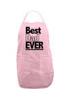 Father's Day Best Dad Ever Adult Apron-Bib Apron-TooLoud-Light-Pink-One-Size-Davson Sales