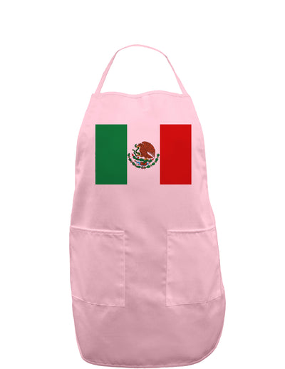 Mexican Flag Adult Apron-Bib Apron-TooLoud-Light-Pink-One-Size-Davson Sales