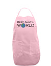 Best Aunt in the World Adult Apron-Bib Apron-TooLoud-Light-Pink-One-Size-Davson Sales