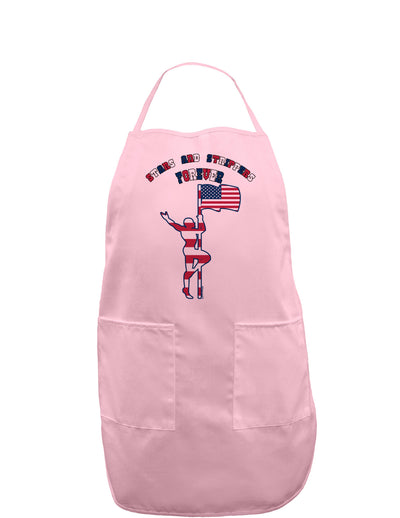 Stars and Strippers Forever Male Adult Apron-Bib Apron-TooLoud-Light-Pink-One-Size-Davson Sales