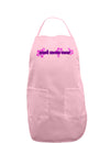 Best Mom Ever Flower Text Adult Apron-Bib Apron-TooLoud-Light-Pink-One-Size-Davson Sales