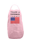 Thank a Veteran Today Adult Apron-Bib Apron-TooLoud-Light-Pink-One-Size-Davson Sales