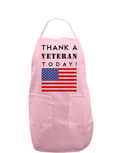 Thank a Veteran Today Adult Apron-Bib Apron-TooLoud-Light-Pink-One-Size-Davson Sales