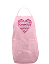 World's Greatest Mom Heart Adult Apron-Bib Apron-TooLoud-Light-Pink-One-Size-Davson Sales