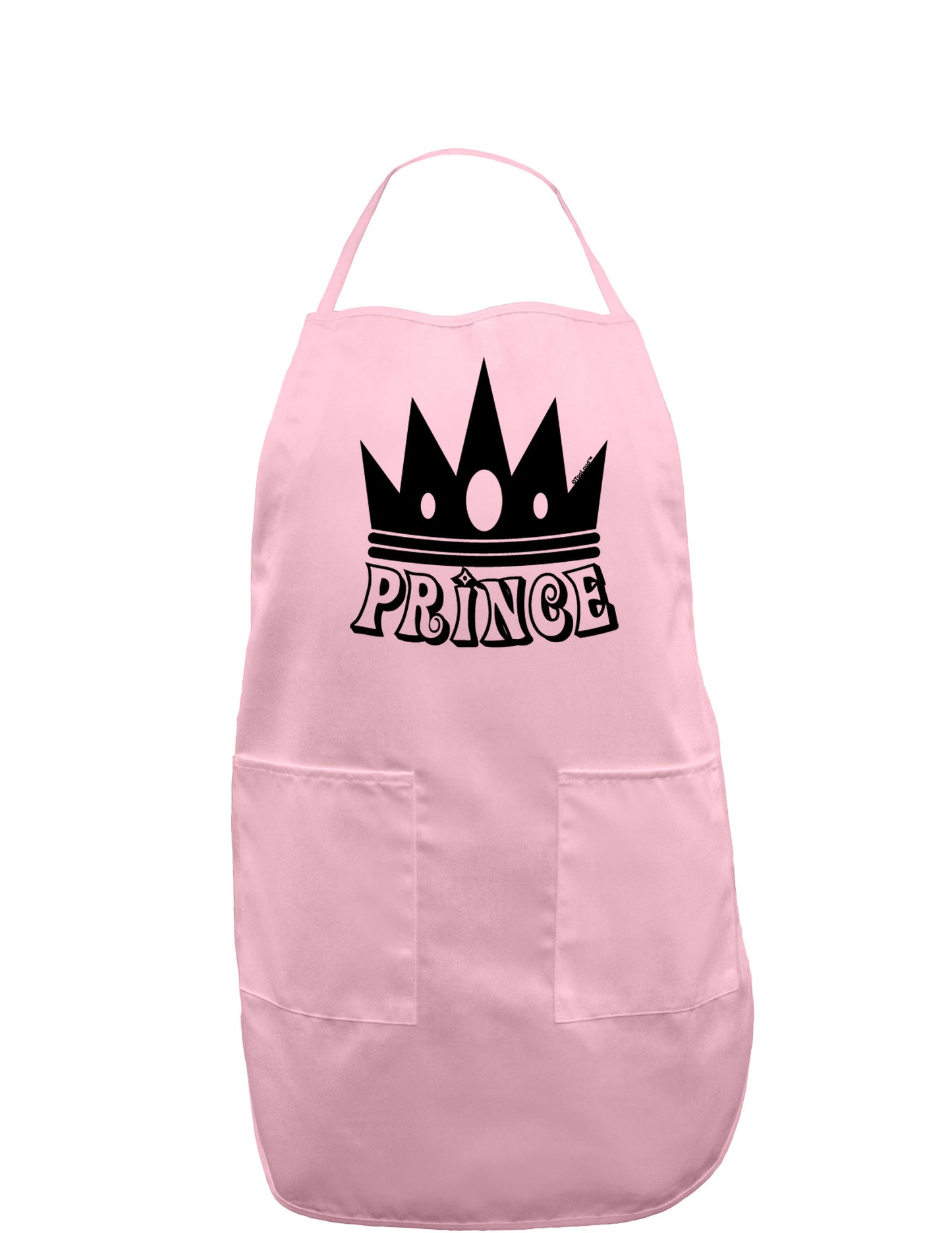 Prince Adult Apron-Bib Apron-TooLoud-Light-Pink-One-Size-Davson Sales