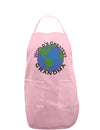 World's Greatest Grandma Adult Apron-Bib Apron-TooLoud-Light-Pink-One-Size-Davson Sales