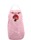 Tattoo Heart I Love My Dad Adult Apron-Bib Apron-TooLoud-Light-Pink-One-Size-Davson Sales