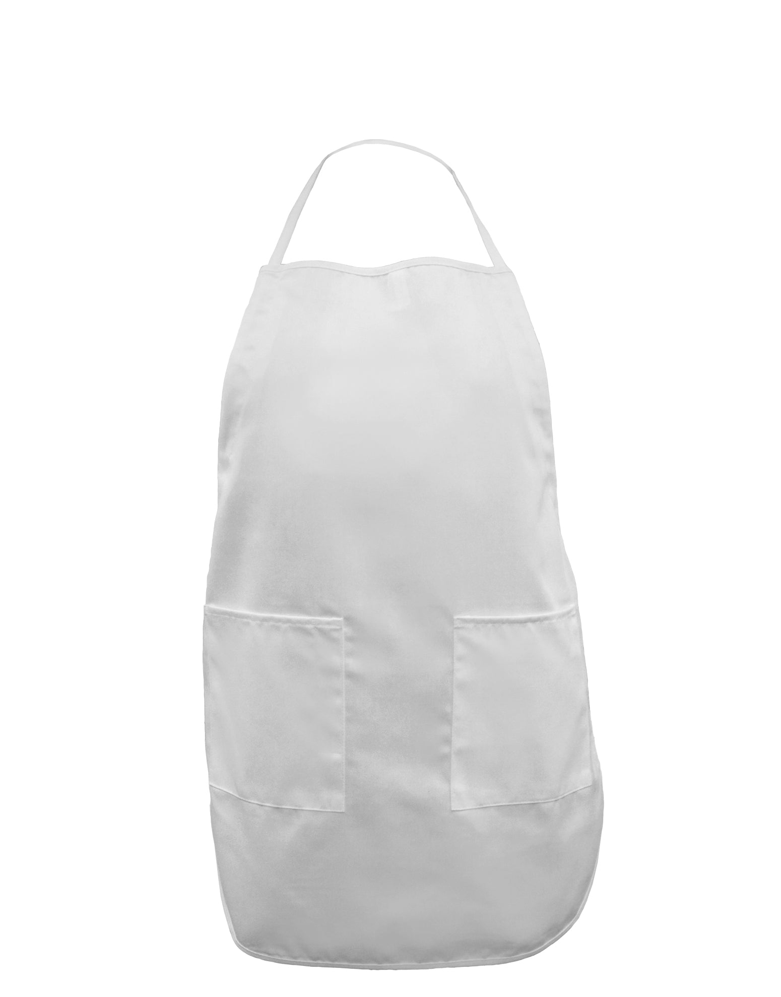 Custom Personalized Image and Text White Plus Size Apron-Bib Apron-TooLoud-OSFM-PlusSize-Davson Sales