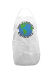 World's Greatest Grandma Adult Apron-Bib Apron-TooLoud-White-One-Size-Davson Sales