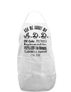 Ask Me About My A.D.D. Adult Apron-Bib Apron-TooLoud-White-One-Size-Davson Sales