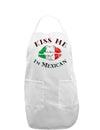 Kiss Me I'm Mexican Adult Apron-Bib Apron-TooLoud-White-One-Size-Davson Sales